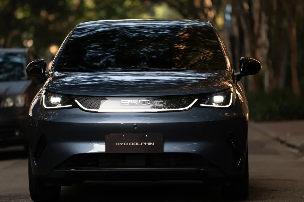 Imagem do novo SUV Yuan Plus da BYD.