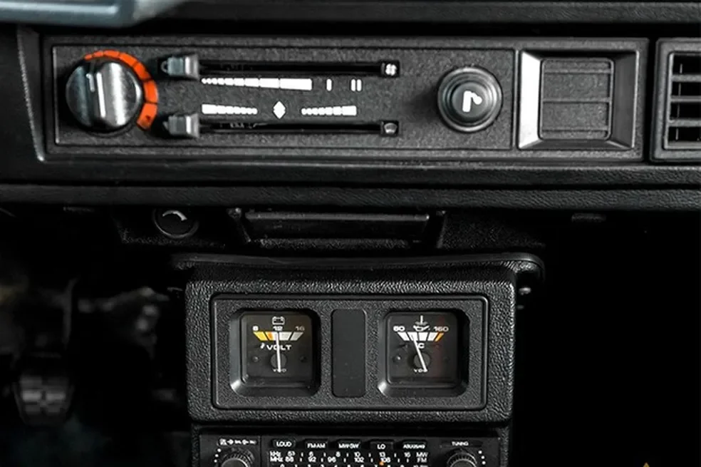 Detalhe dos instrumentos do painel do Passat