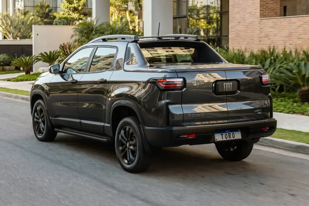 Imagem lateral da Fiat Toro Ultra MHEV 2027