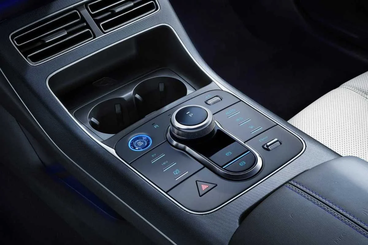 Vista lateral do BYD King.