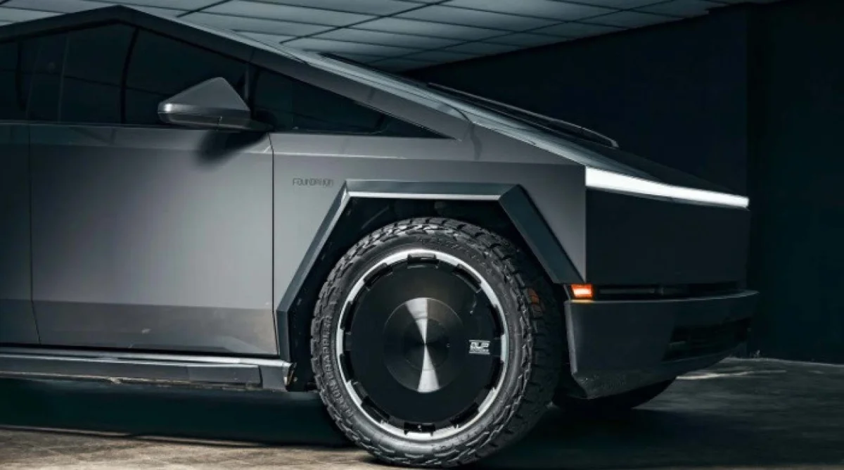 Novas rodas do Tesla Cybertruck