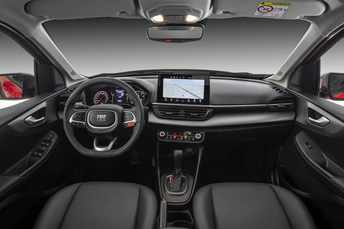 Vis&atilde;o do painel do Fiat Pulse 2022.
