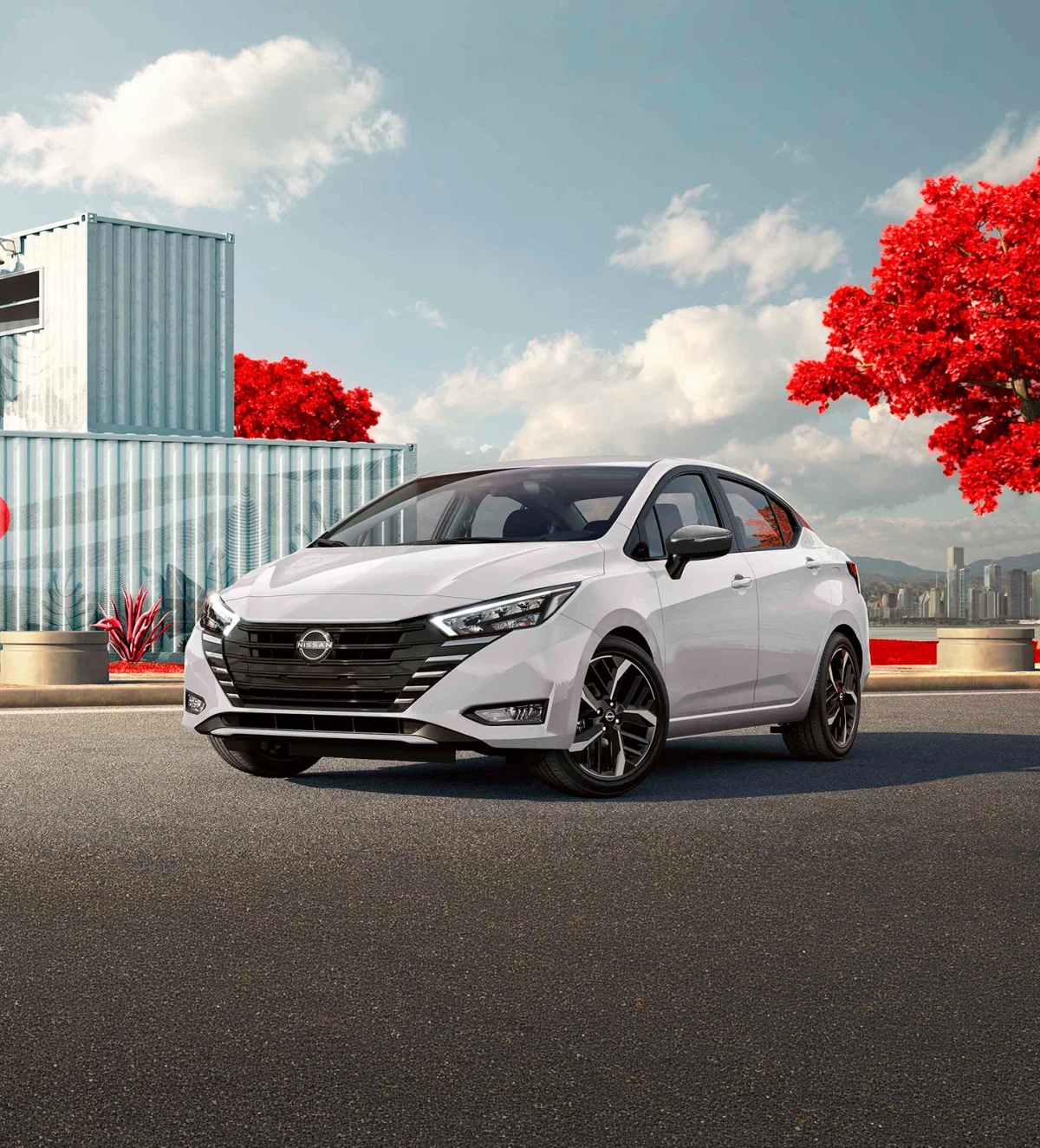 Novo Nissan Sentra 2023 em exposição