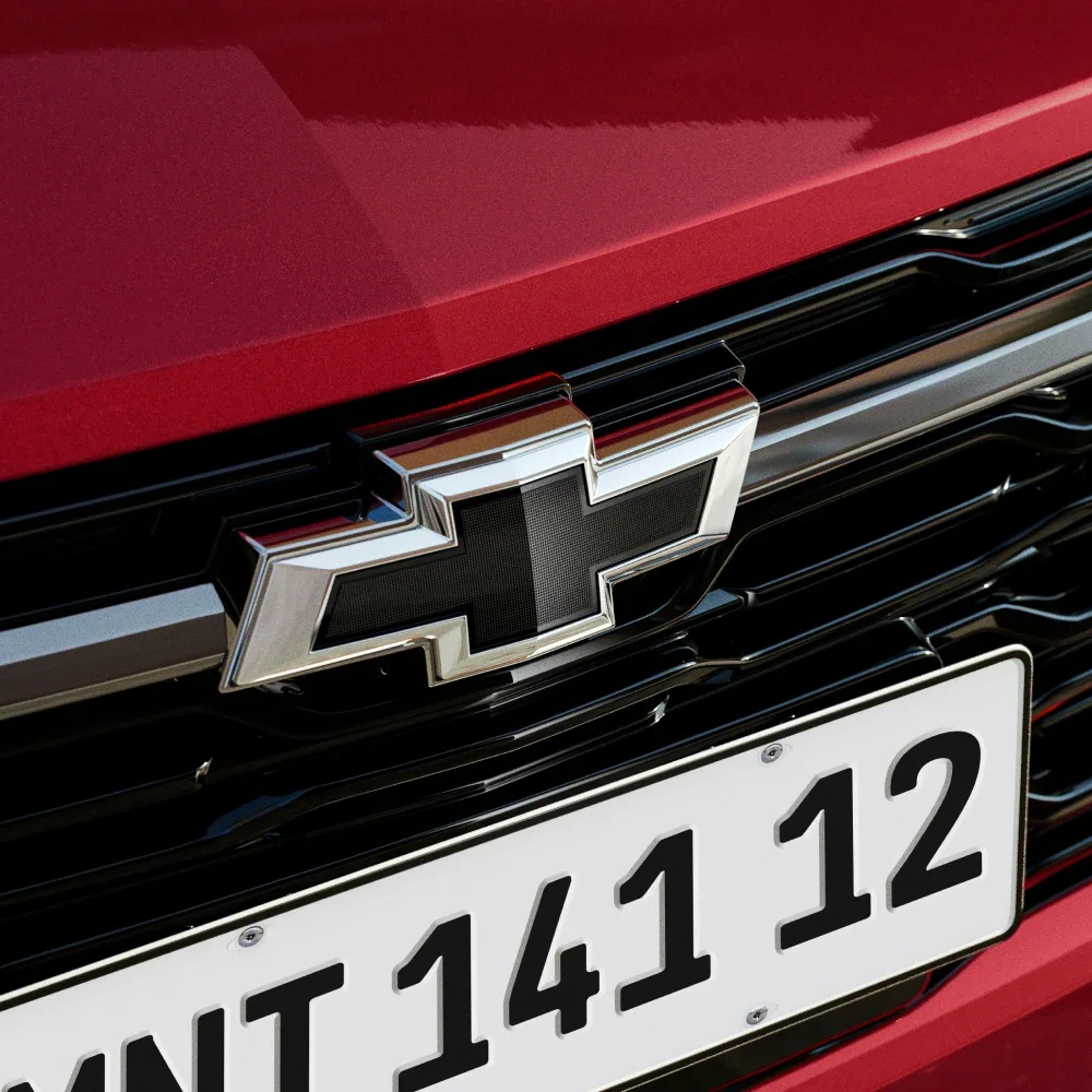 Logotipo dianteiro da Chevrolet Montana