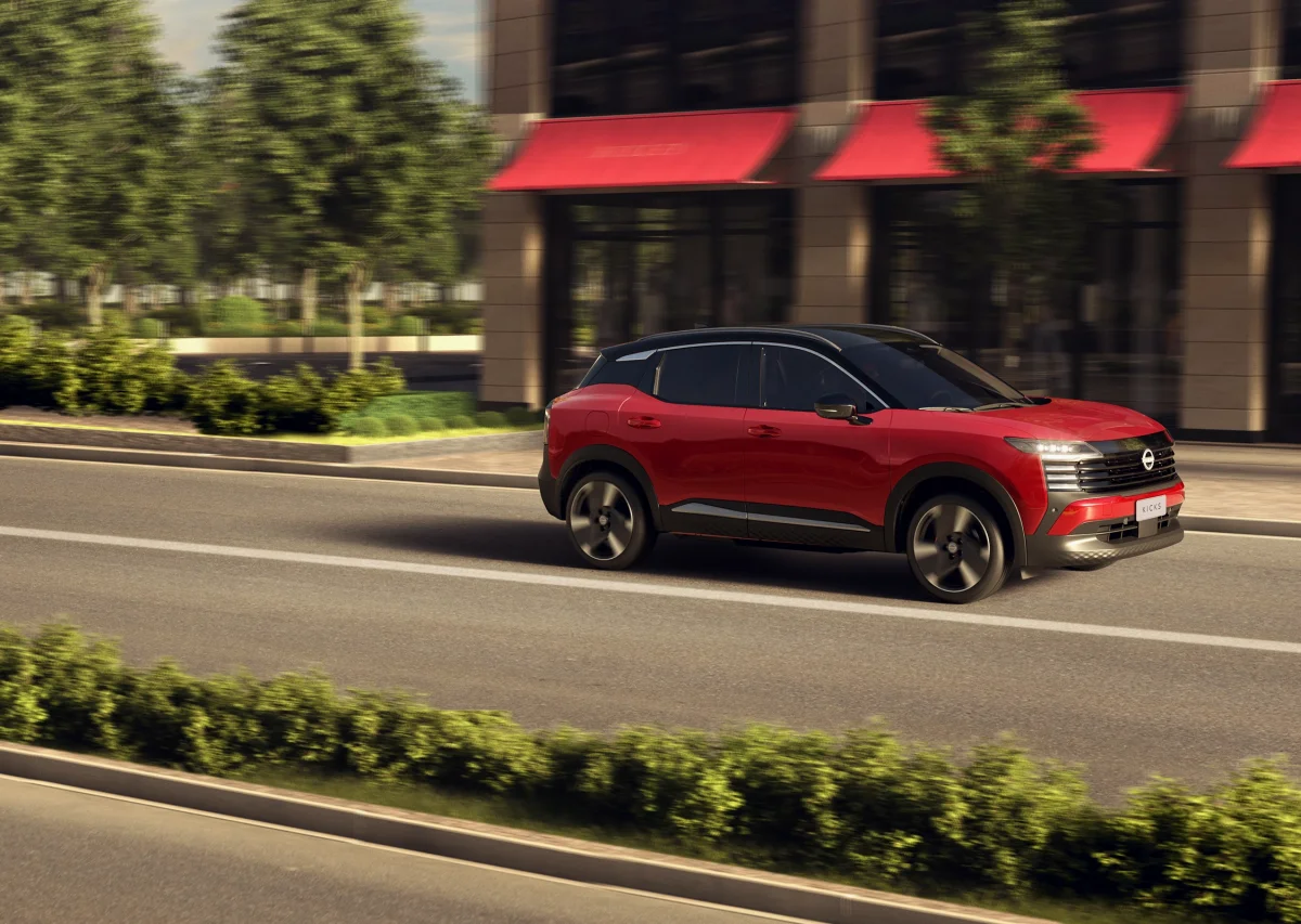 Banner destacando motoriza&ccedil;&atilde;o do Nissan Kicks.